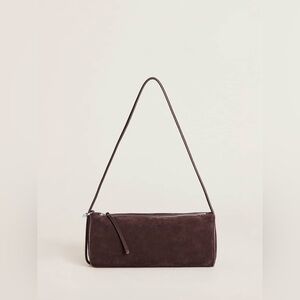 NWT reformation Simona suede purse - espresso suede
